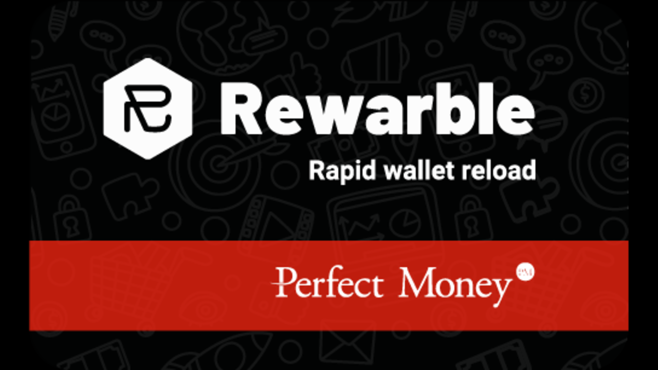구입하다 Rewarble Perfect Money 기프트 카드 ~와 함께 비트코인, ETH 또는 암호화폐 - Bitrefill