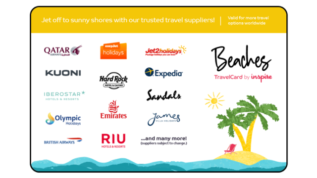 Beaches Travelcard by Inspire UK