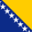 Flag for Bosnia and Herzegovina