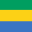 Flag for Gabon