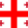 Flag for Georgia
