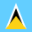 Flag for St Lucia