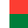 Flag for Madagascar