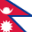 Flag for Nepal