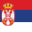 Flag for Serbia