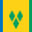 Flag for St Vincent and Grenadines
