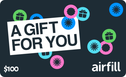 Airfill gift card