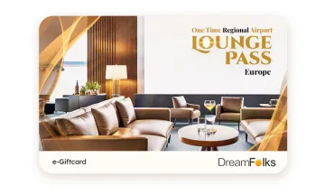 One-Time Europe Region Airport Lounge Access Gift Card