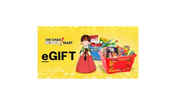 XIN CHÀO KOREA MART Gift Card