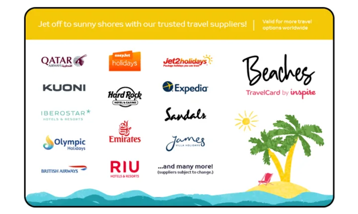 Beaches Travelcard by Inspire UK