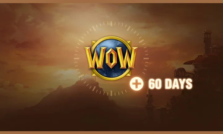 Blizzard World of Warcraft - 60 days gametime Switzerland