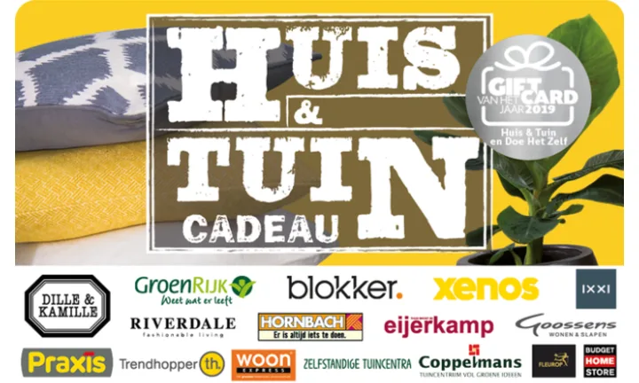 Huis en Tuin cadeaukaart NL