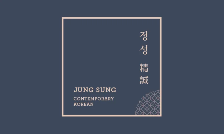 Jung Sung Contemporary Korean Australia
