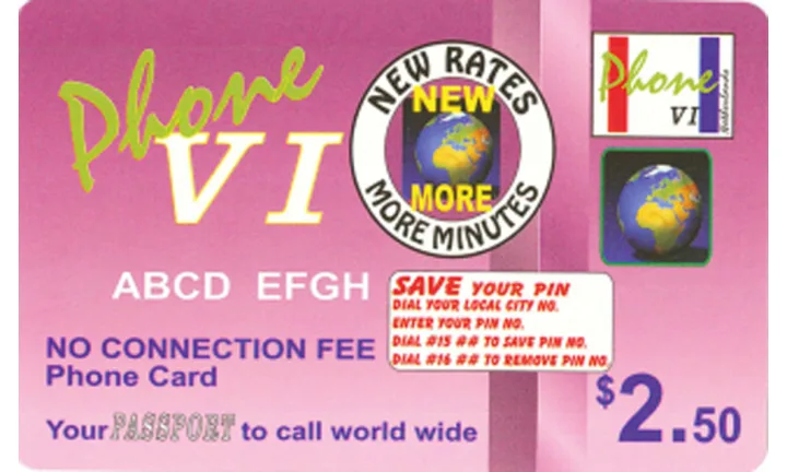 Phone Visa PINLESS Canada